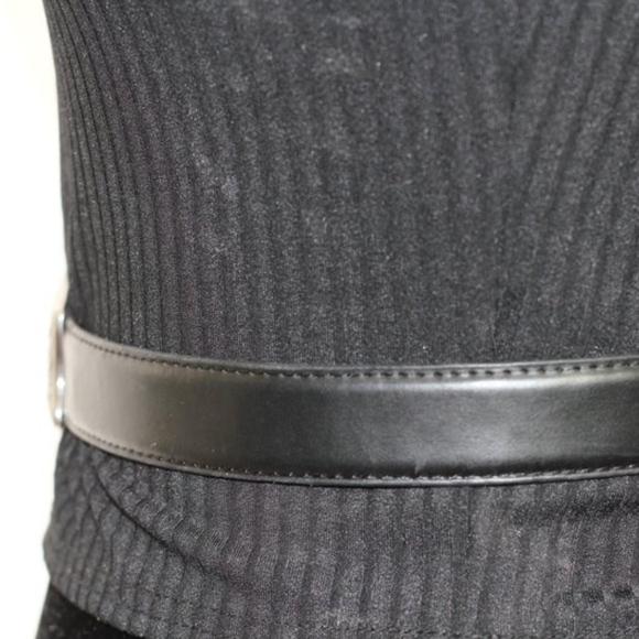 Leather Black Belt (Adjustable Straps) main image 3